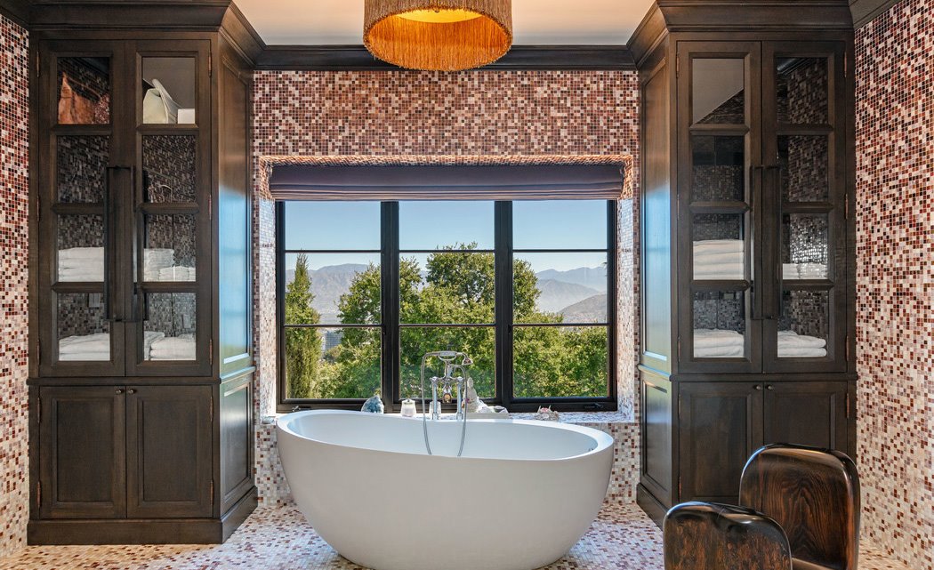 Casa de Justin Timberlake y Jessica Biel en Hollywood Hills baño