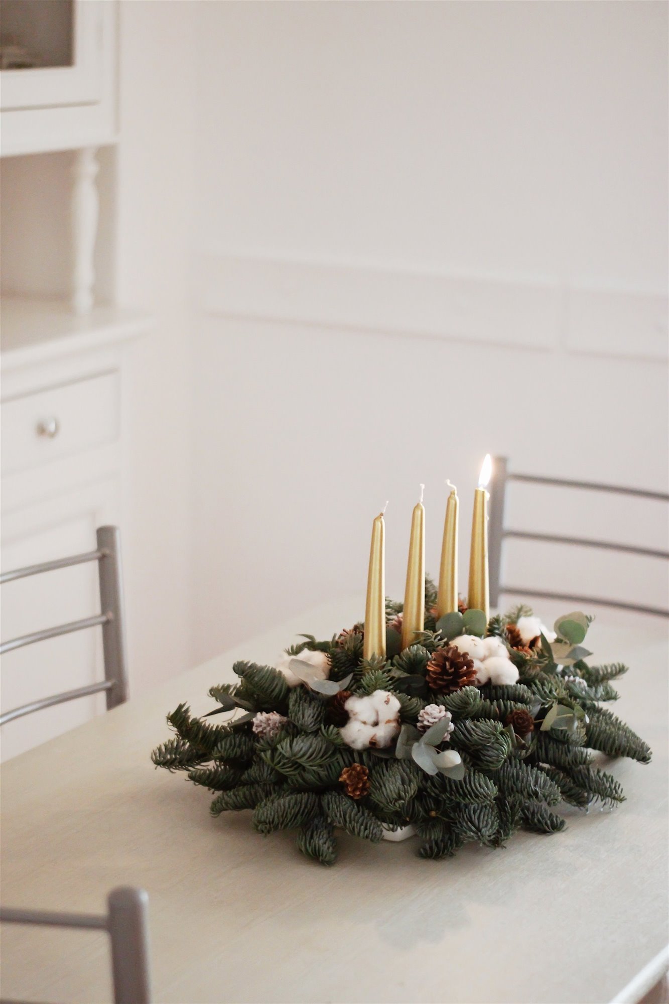 Decorar Navidad con velas