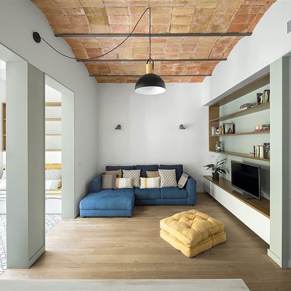 Casa reforma en Barcelona con elementos originales 5