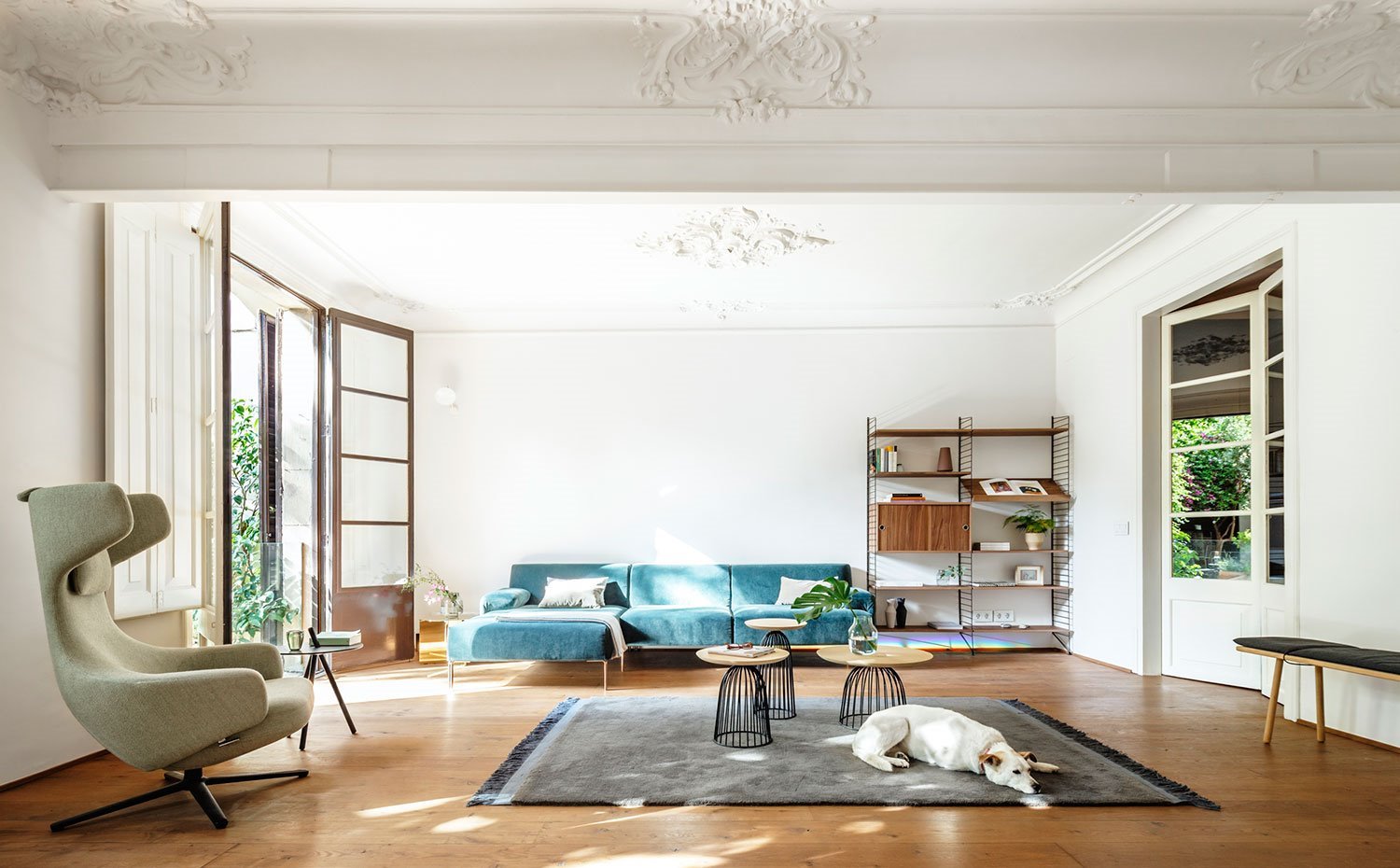 Casa reforma en Barcelona con elementos originales 7
