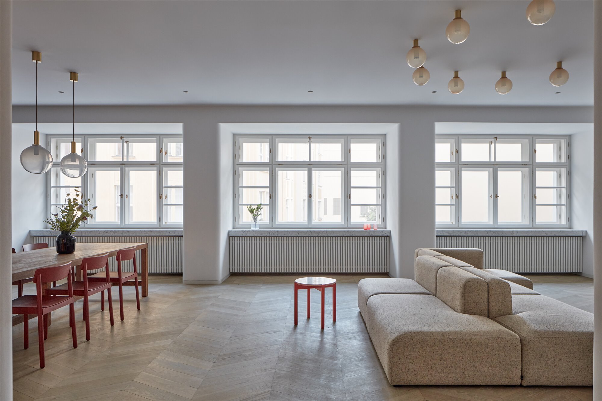 casa praga salón y comedor