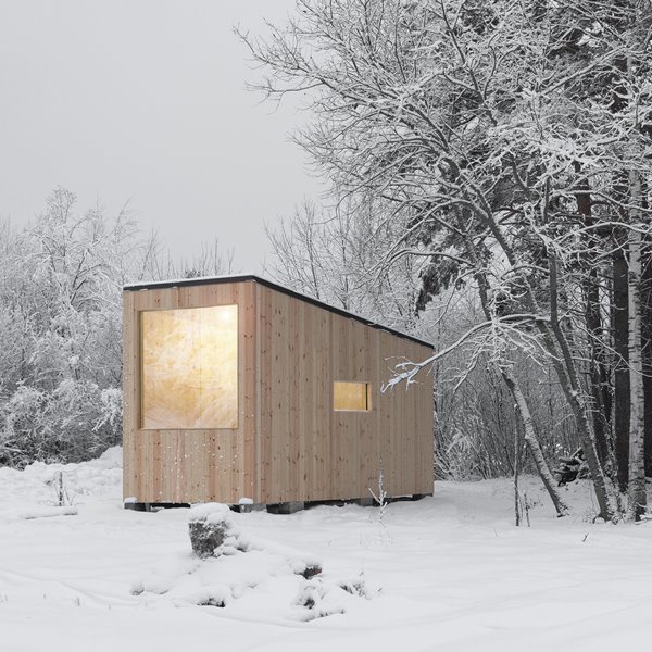 Esta cabaña prefabricada de solo 11 metros es el refugio ideal