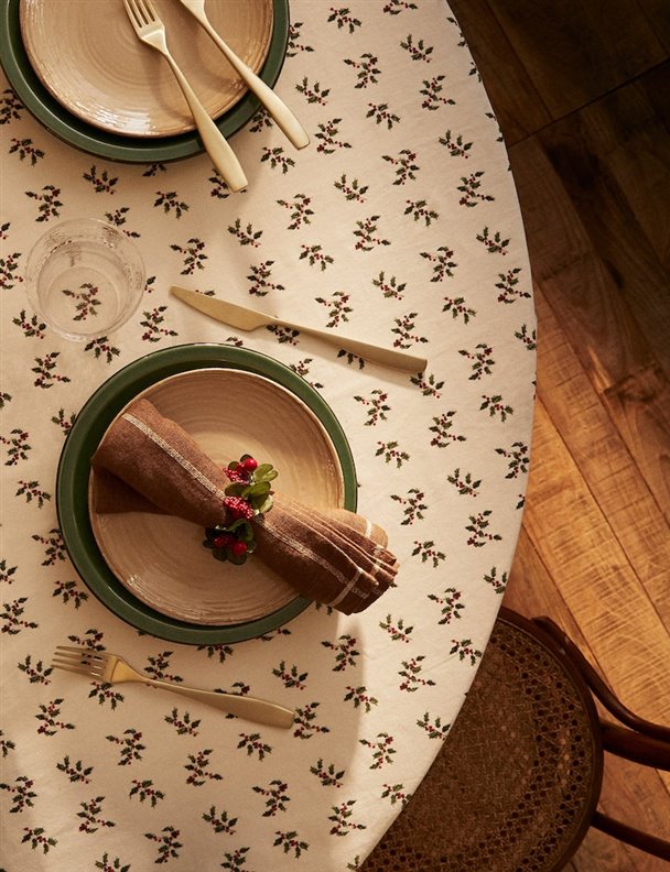 Los manteles de Navidad más bonitos (y a mejor precio) de Zara Home
