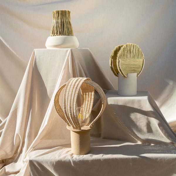 Una colección de lámparas artesanas y de km0 inspirada en la pelota vasca