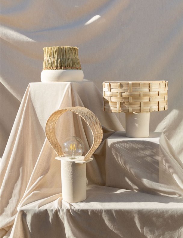 Una colección de lámparas artesanas y de km0 inspirada en la pelota vasca