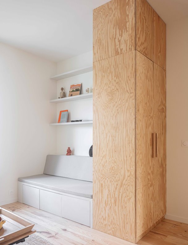 Un apartamento de 50 metros para una familia de cinco en París