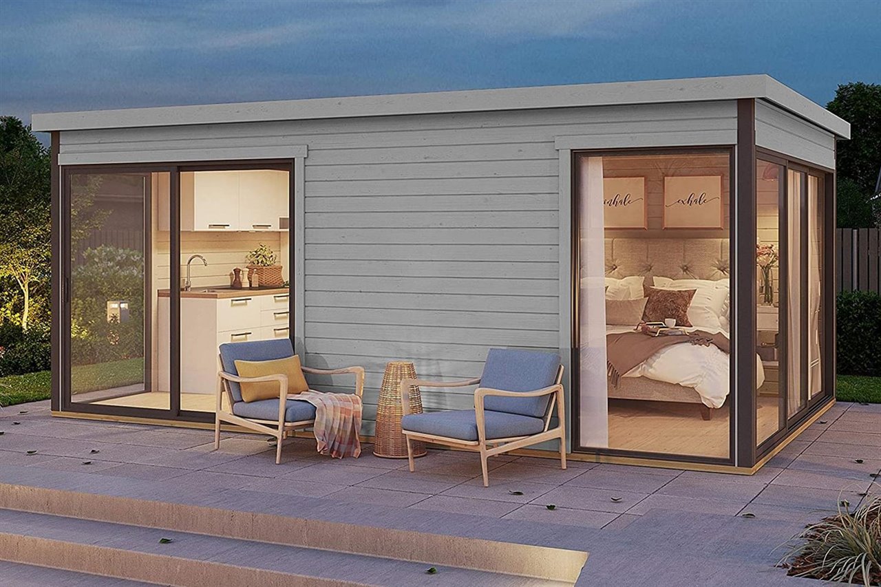 El modelo Amazon Allwood Palma 3 tiene un tamaño de cerca de 17 metros cuadrados. Se comercializa por algo más de 8.000 euros, aunque por el momento está agotada.