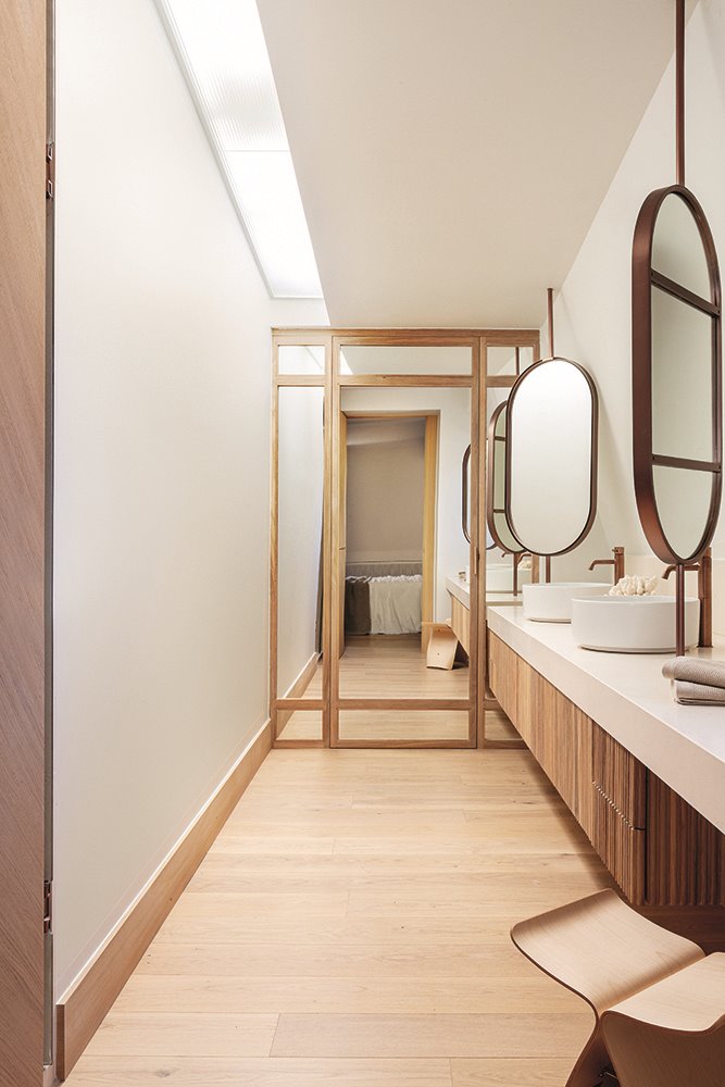 piso madrid zinc arquitectos baño