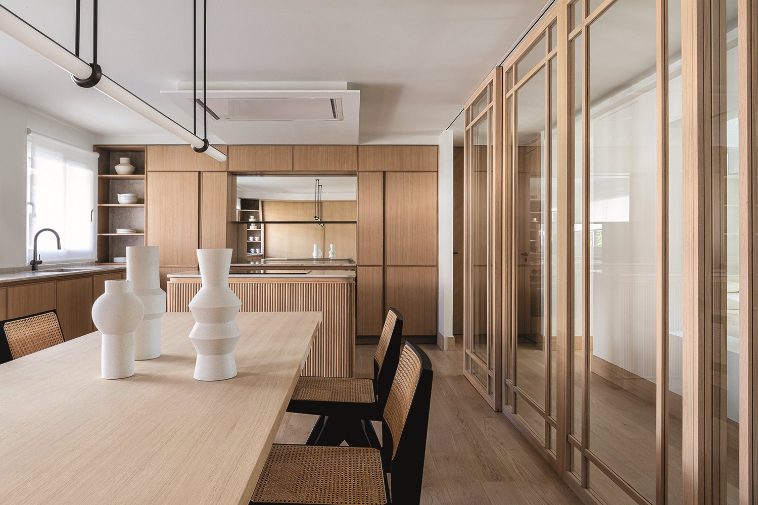 piso madrid zinc arquitectos cocina