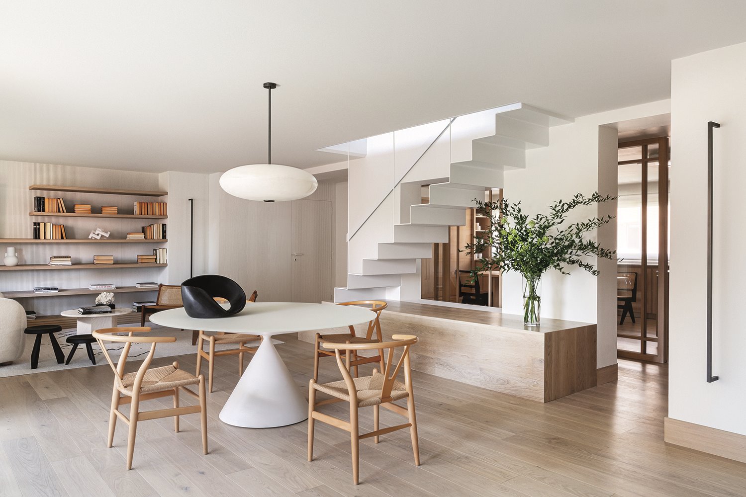 piso madrid zinc arquitectos comedor