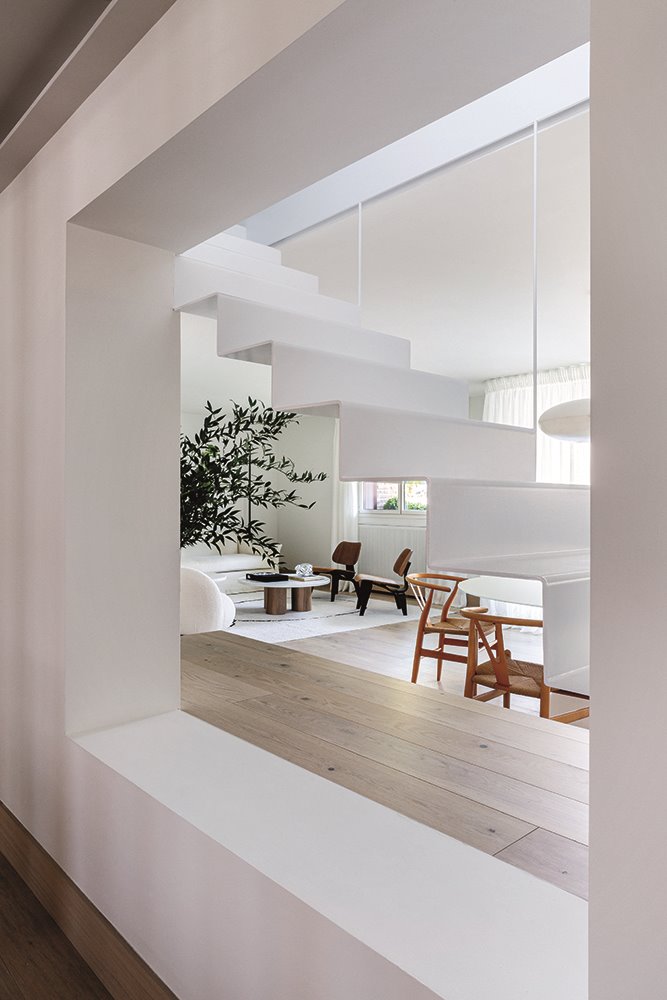 piso madrid zinc arquitectos distribución