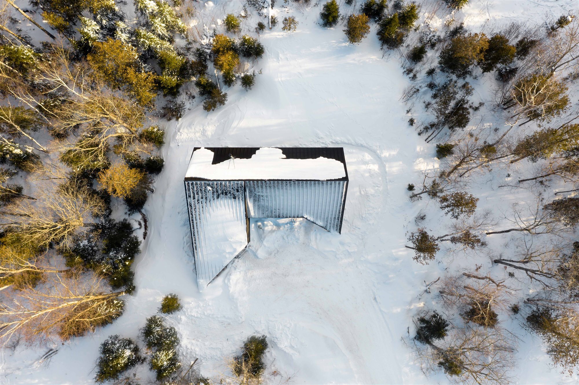Cabaña en la montaña de Quebec