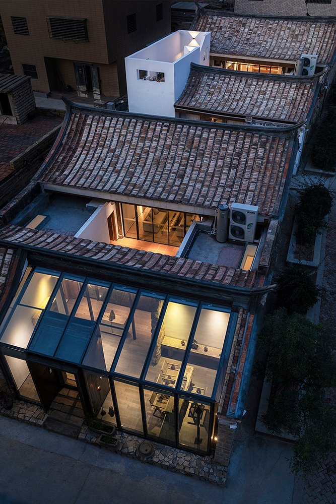 casa en china Huang Zhiyong vista aérea