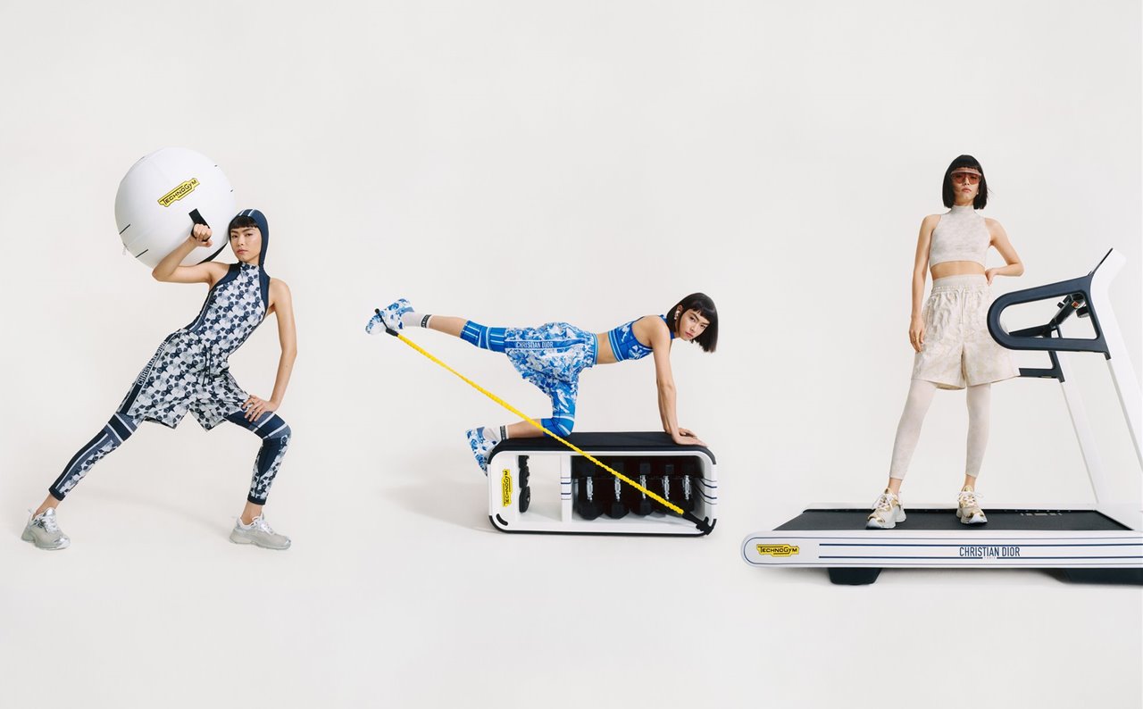 El lujo también hace deporte con esta serie exclusiva de productos 'fitness' para el hogar de edición limitada creada por Dior y Technogym.
