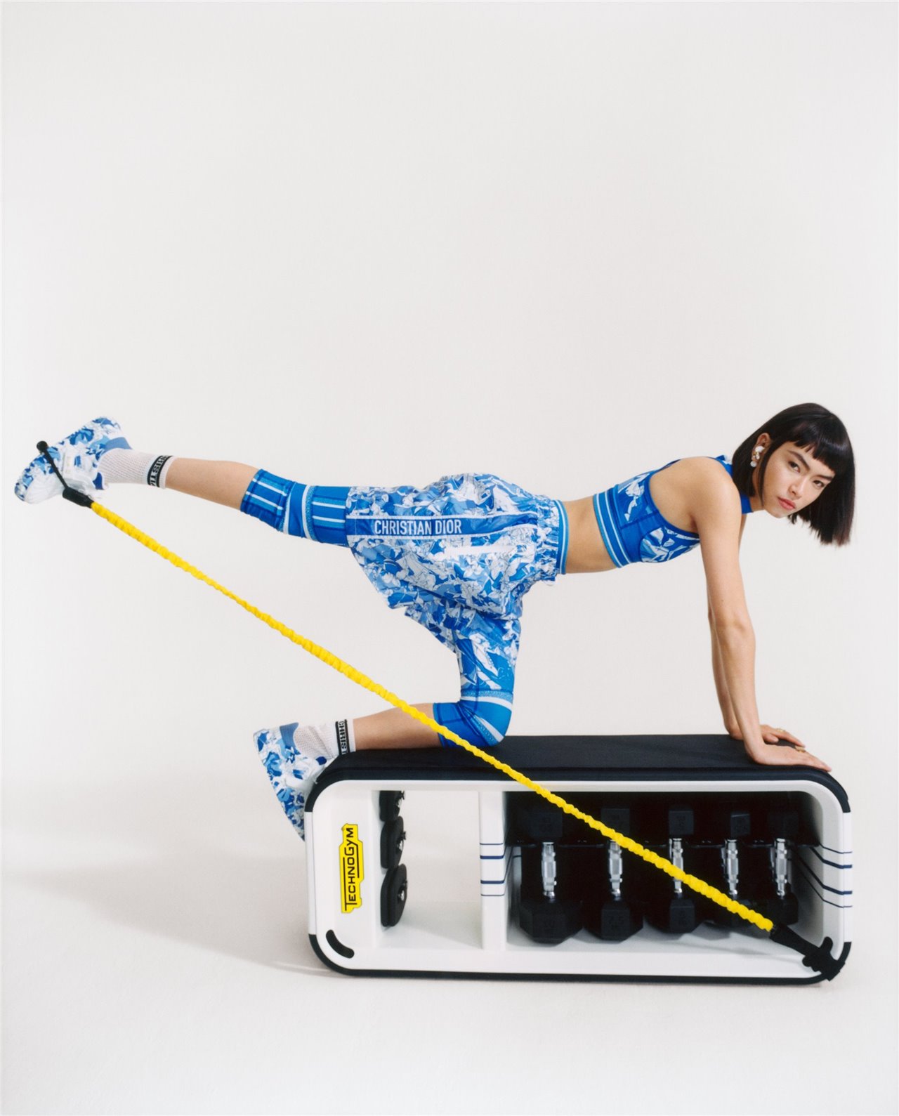Este innovador Technogym Bench ofrece una increíble variedad de opciones de ejercicios para espacios reducidos.