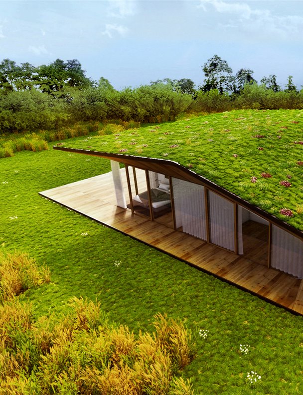 Hecho en España: la casa prefabricada de madera que se mimetiza con el paisaje