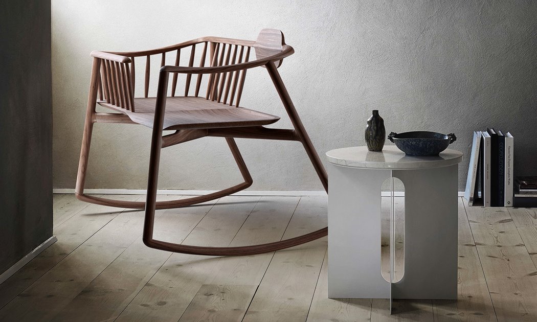 Una mecedora-cuna y una silla elástica, dos diseños innovadores y con premio