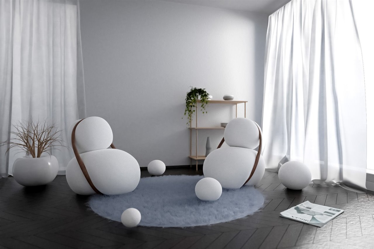 Silla Fiordilatte, de Francesco Canali, ganadora en la categoría Estudiante.