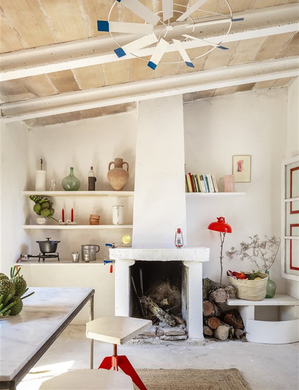 Un antigua casa de aperos en Palma de Mallorca convertida en refugio de 15 metros