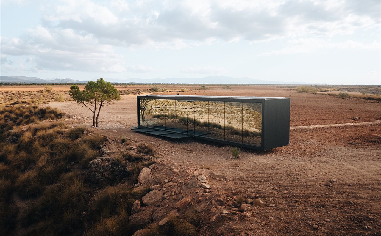 DistricHive es el primero de la Colonia Podtel, un concepto novedoso de alojamientos de lujo autónomos que se implantarán en lugares recónditos y con vistas espectaculares.