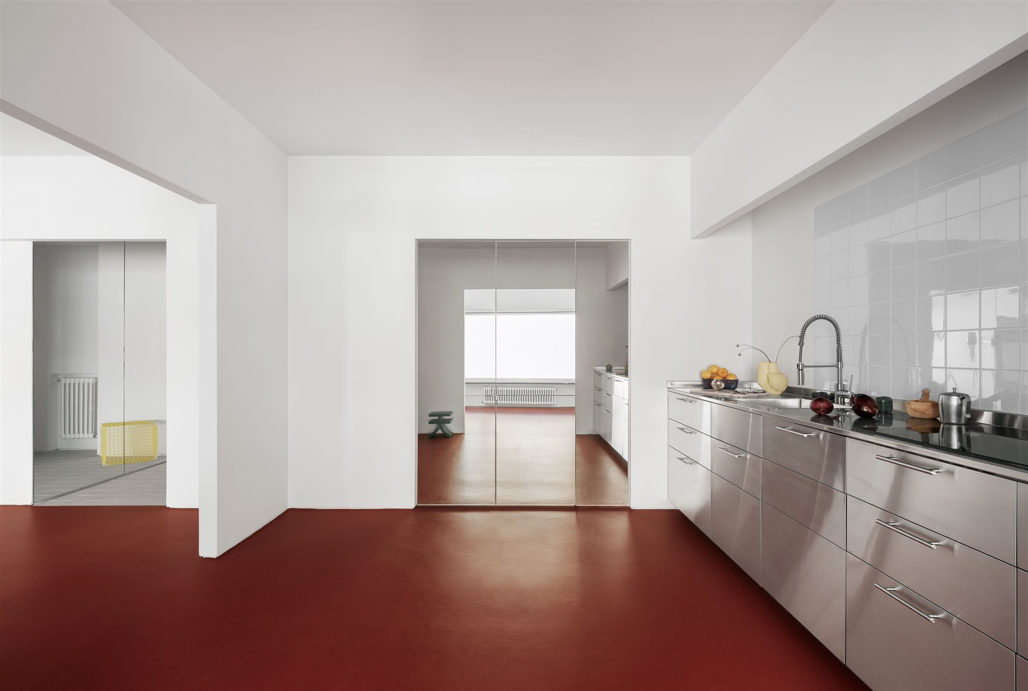 Casa flexible con geometrías en Madrid estudio Hanghar