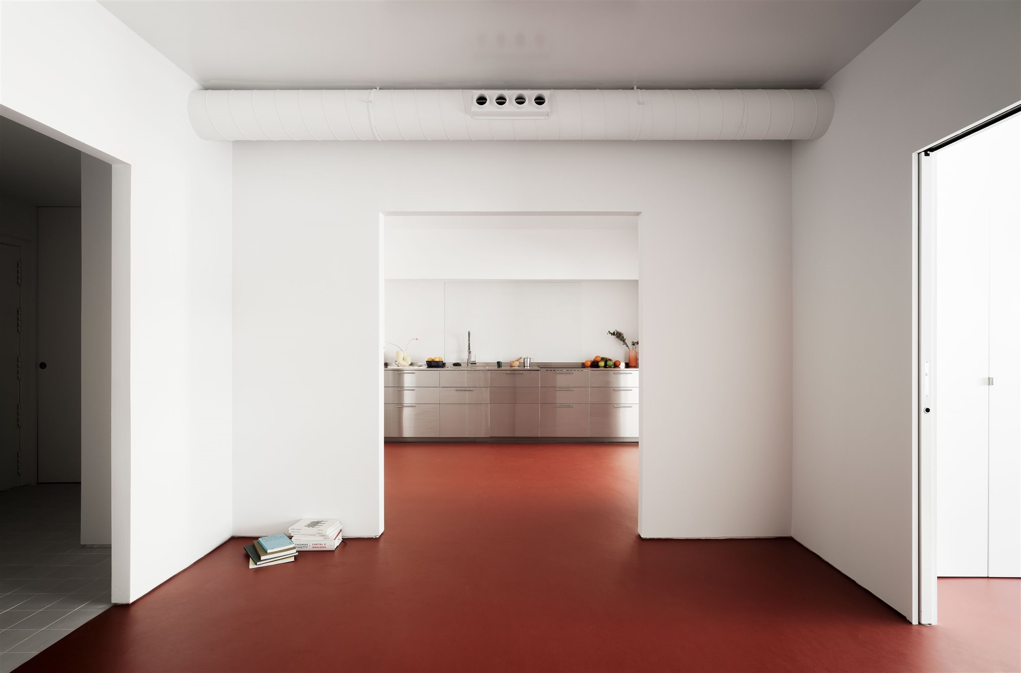 Casa flexible con geometrías en Madrid estudio Hanghar
