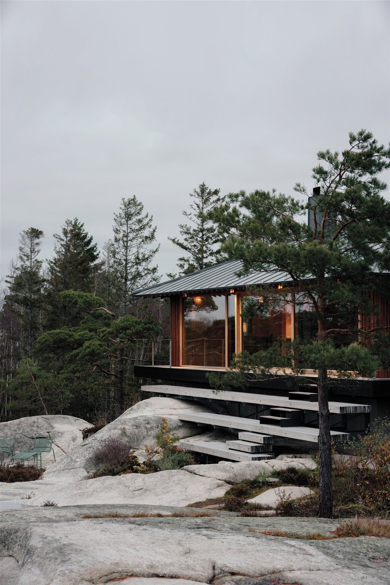 cabaña noruega estudio line solgaard arkitekter