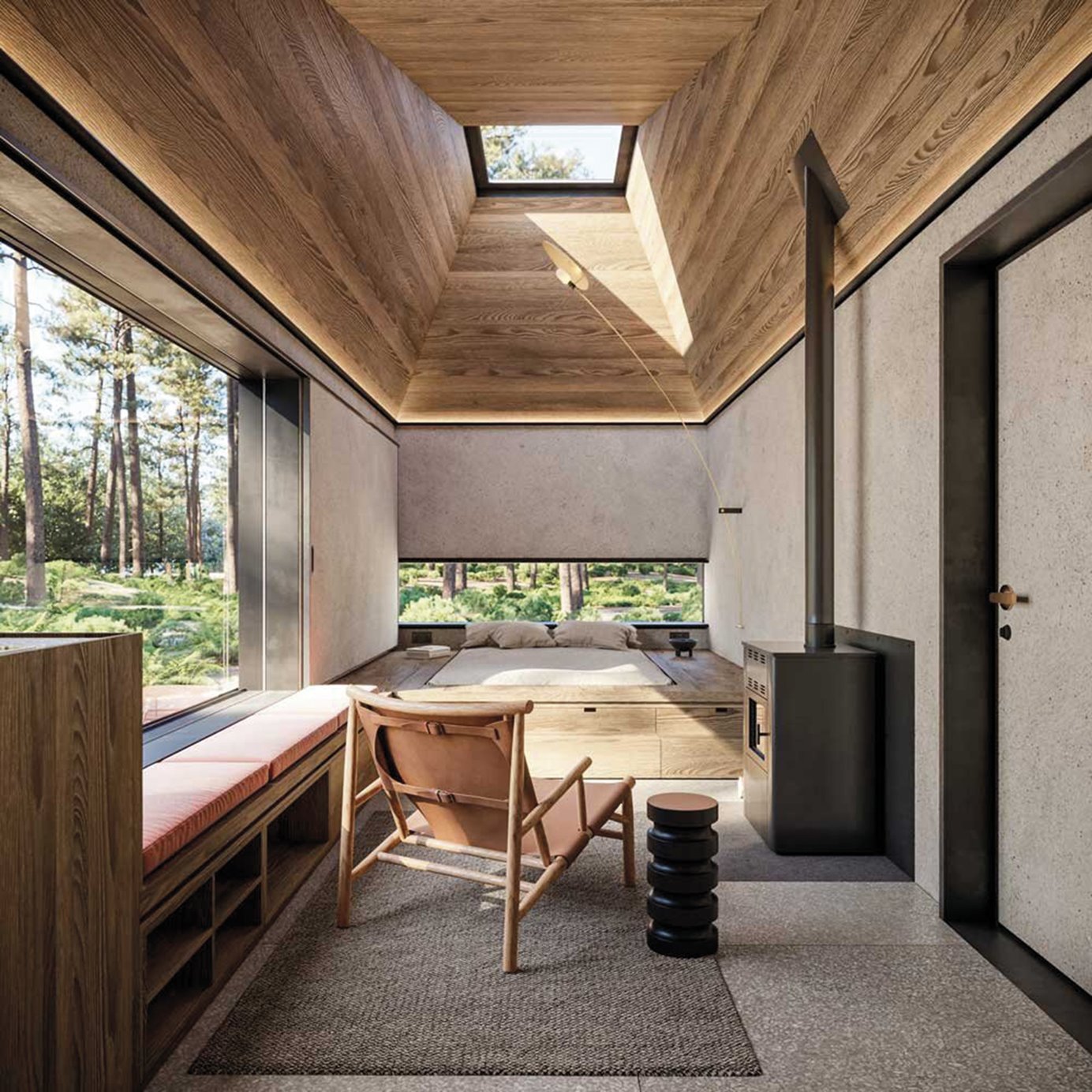 dormitorio casa montaña