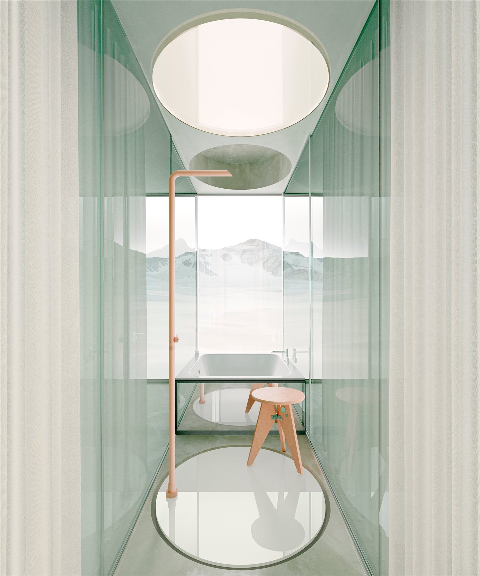 Baño casa virtual Andrés Reisinger 
