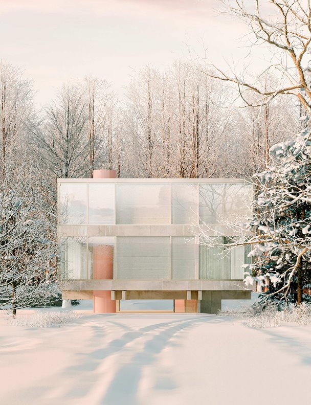 Así es la 'casa de invierno' virtual de Reisinger para el Metaverso
