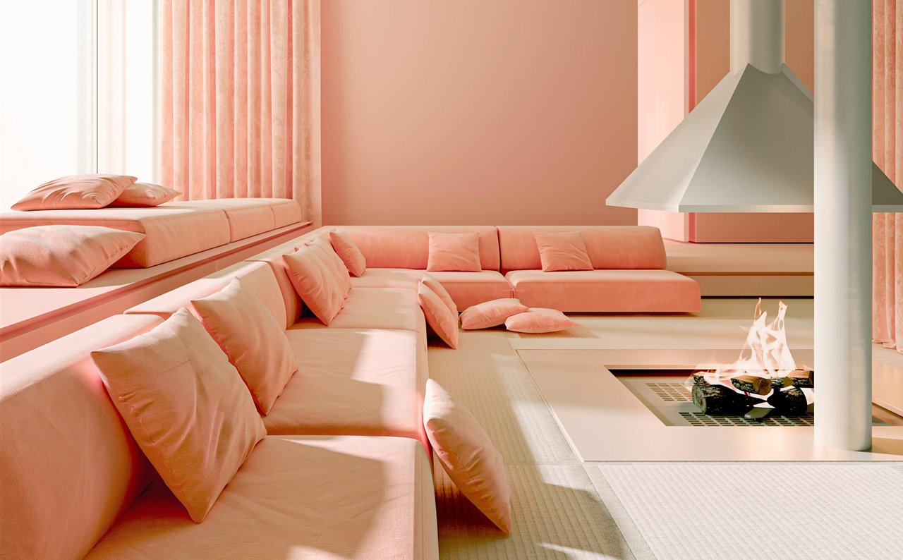 El salón de la Winter House de Andrés Reisinger