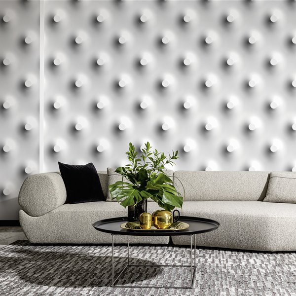 Papel de pared con efecto relieve, ¿a favor o en contra? Hablemos de esta tendencia