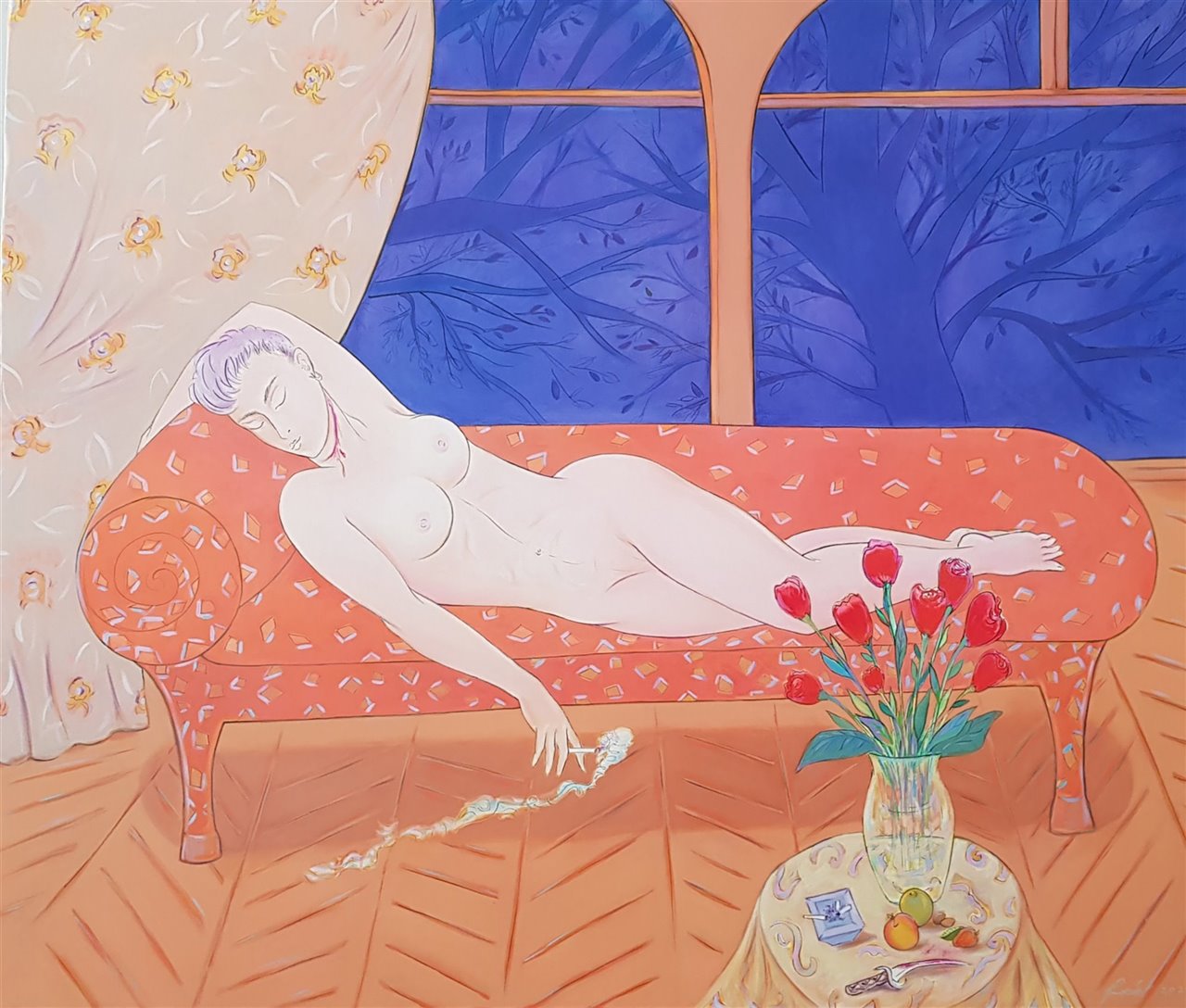 La noche de los tulipanes, de Rocío García con la galería El Apartamento. 