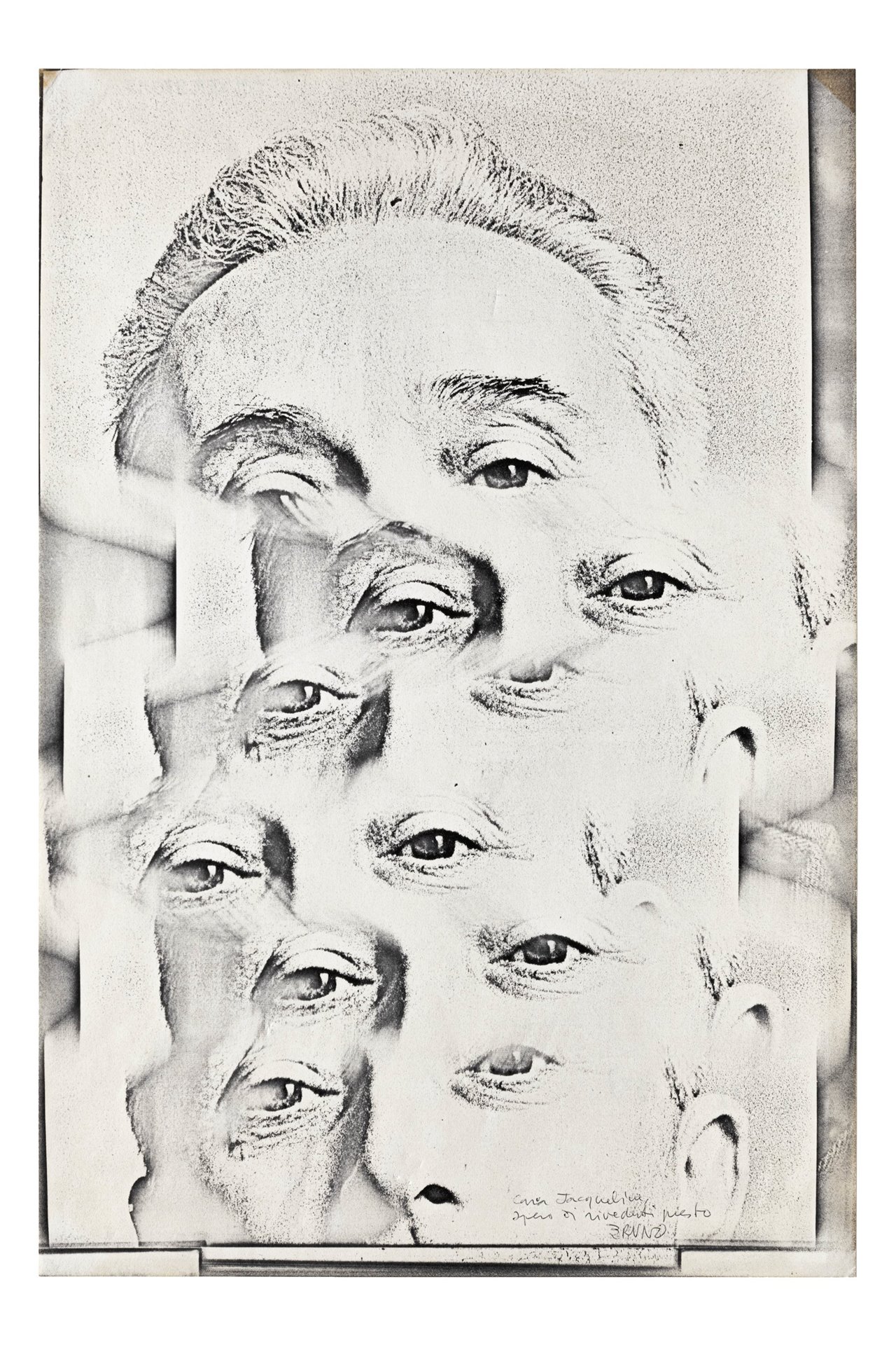 Bruno Munari, Autorretrato, 1971.