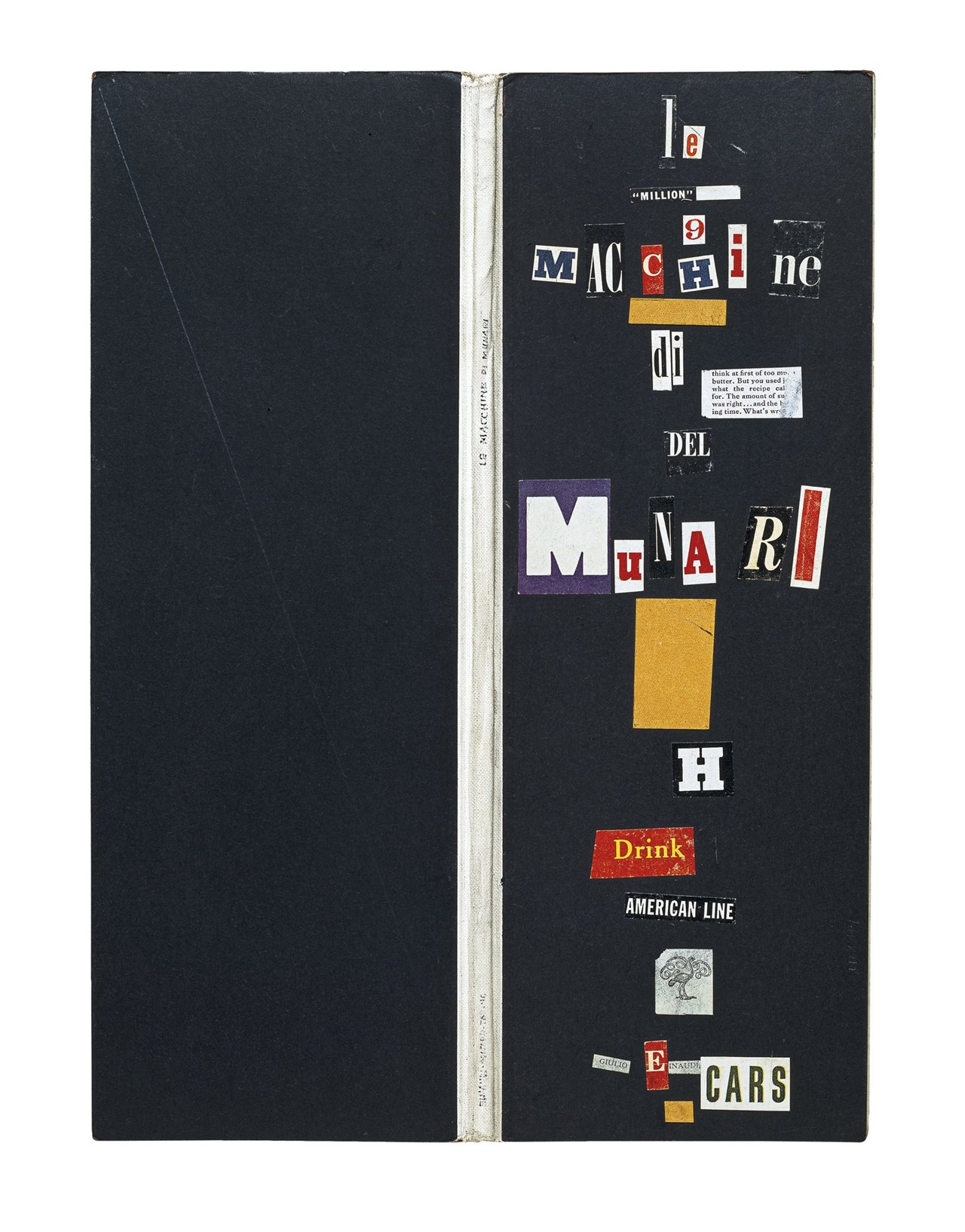 Bruno Munari, Proyecto para las máquinas de Munari, 1941.