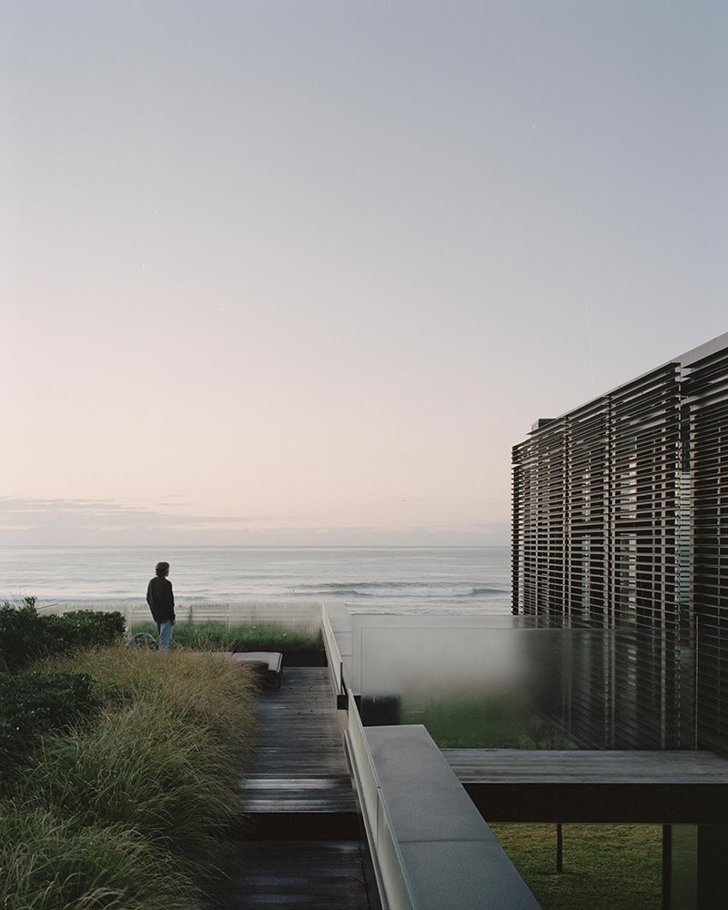 bilgola beach house olson kundig architects vista exterior hacia la playa