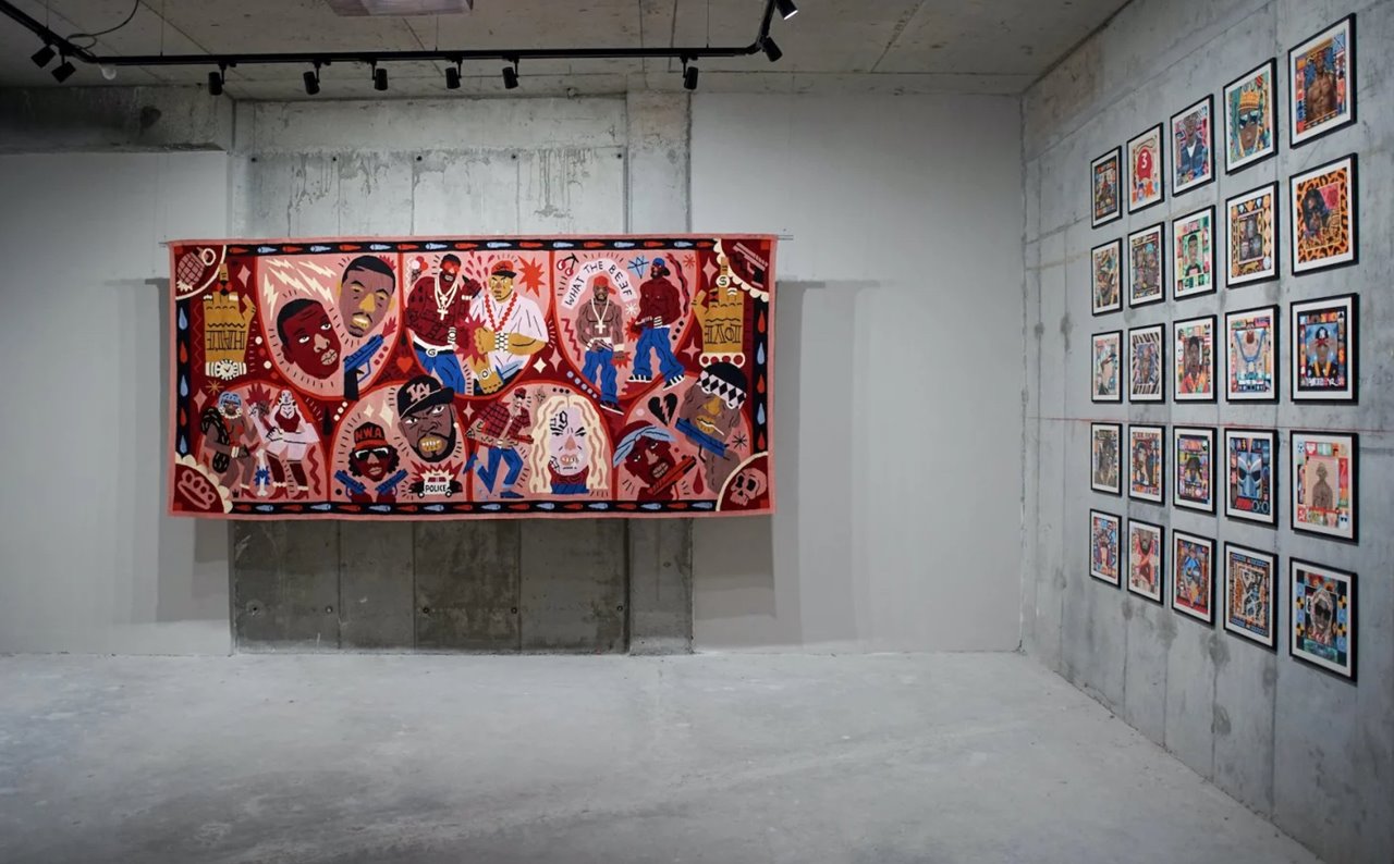 Instalación de Saddo, Mobius Gallery