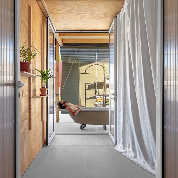 Cinco estudiantes vivirán durante seis meses en este prototipo de casa sostenible