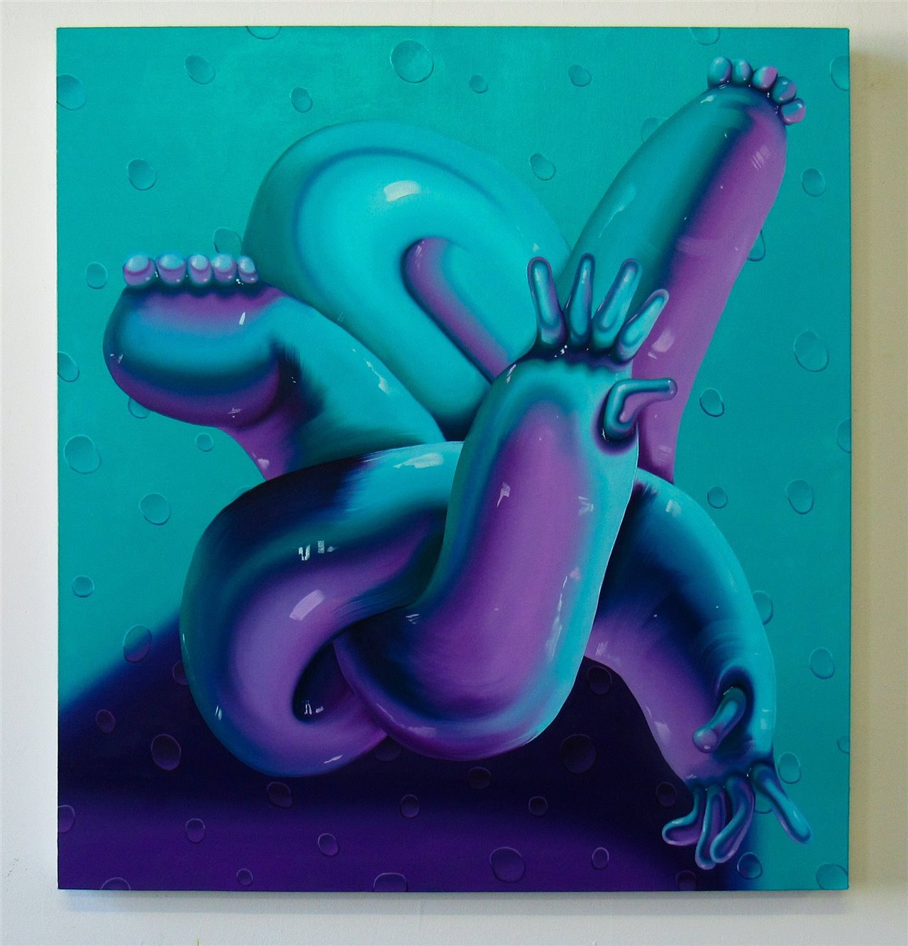 Bruise Berry, 2021, de Mariah Ferrari, con la galería Marian Cramer.