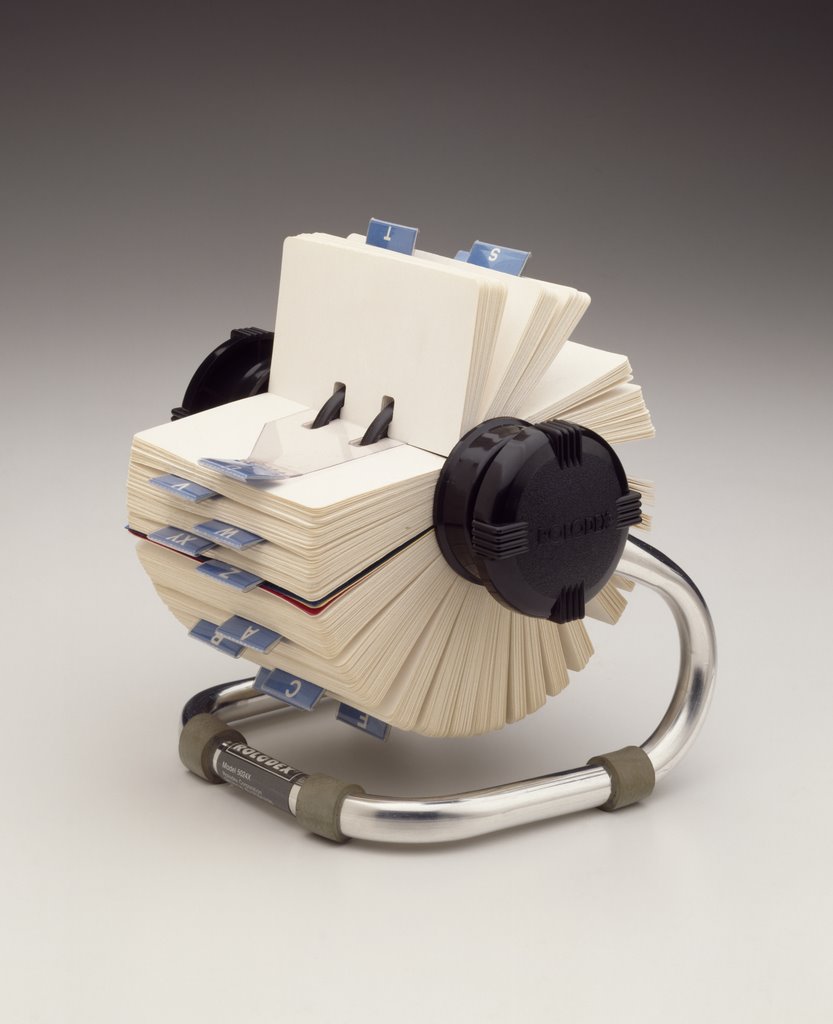 Rolodex.