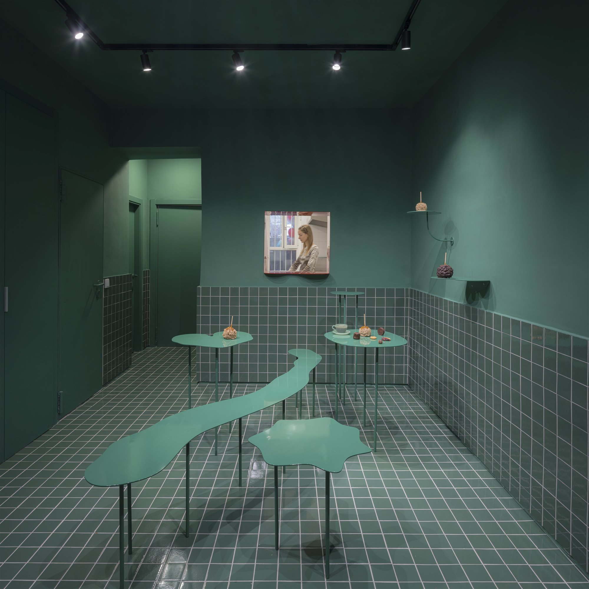 Espacio verde pastelería Cara Mela Casa Antillón