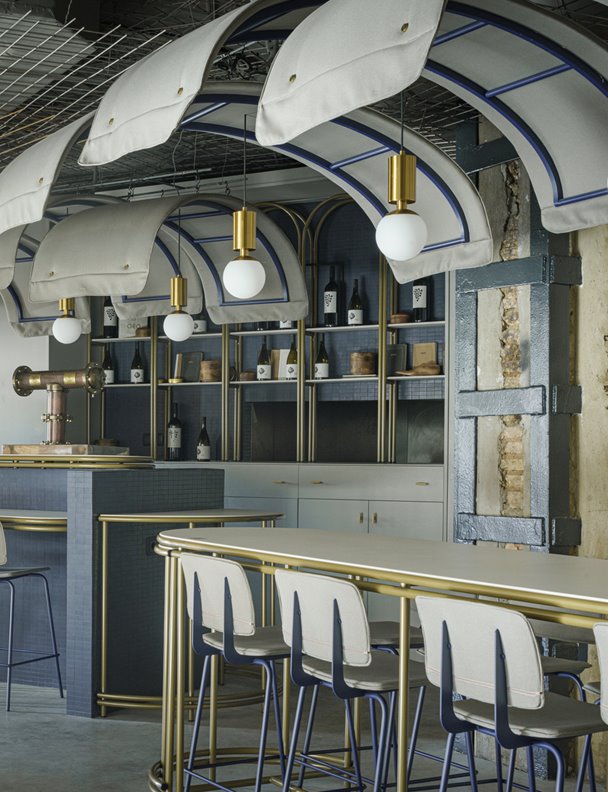 El diseño de este restaurante valenciano homenajea a los mercadillos populares