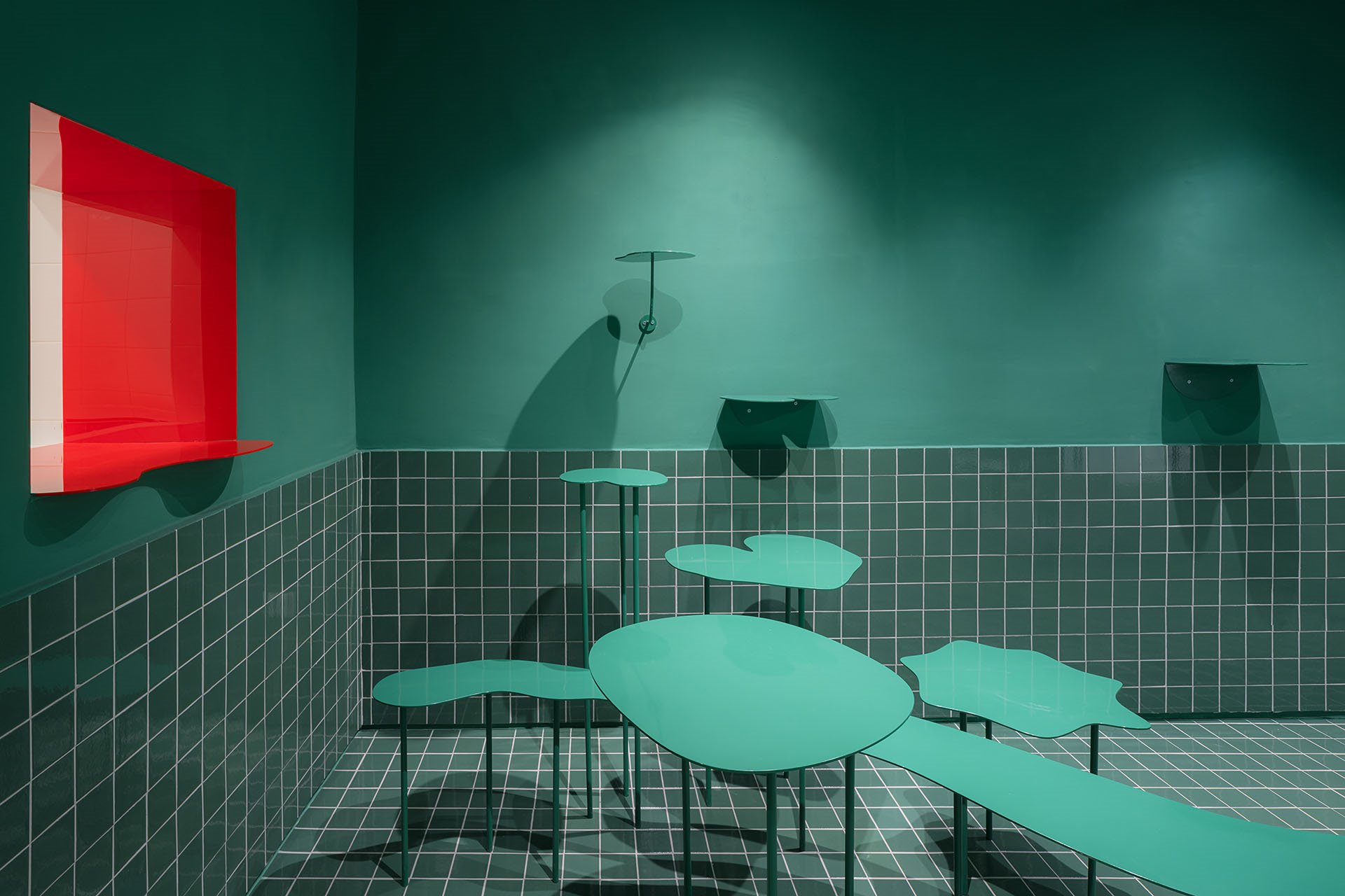 Rojo y verde pastelería Cara Mela Casa Antillón