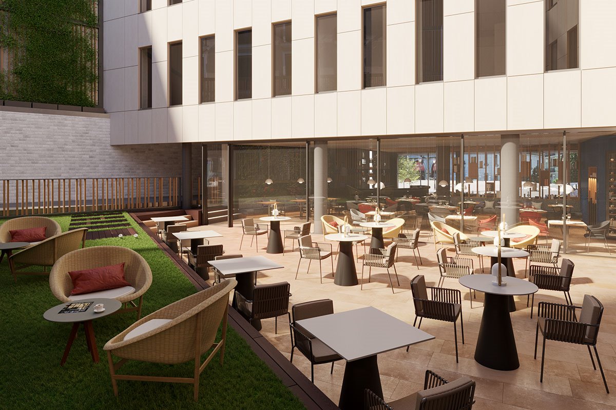 ocean drive madrid hotel terraza