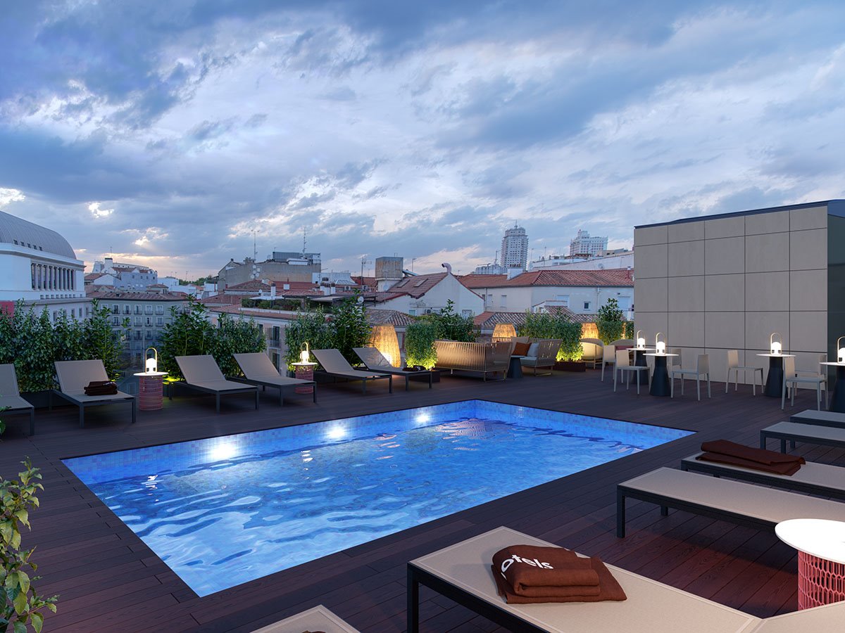 ocean drive madrid piscina