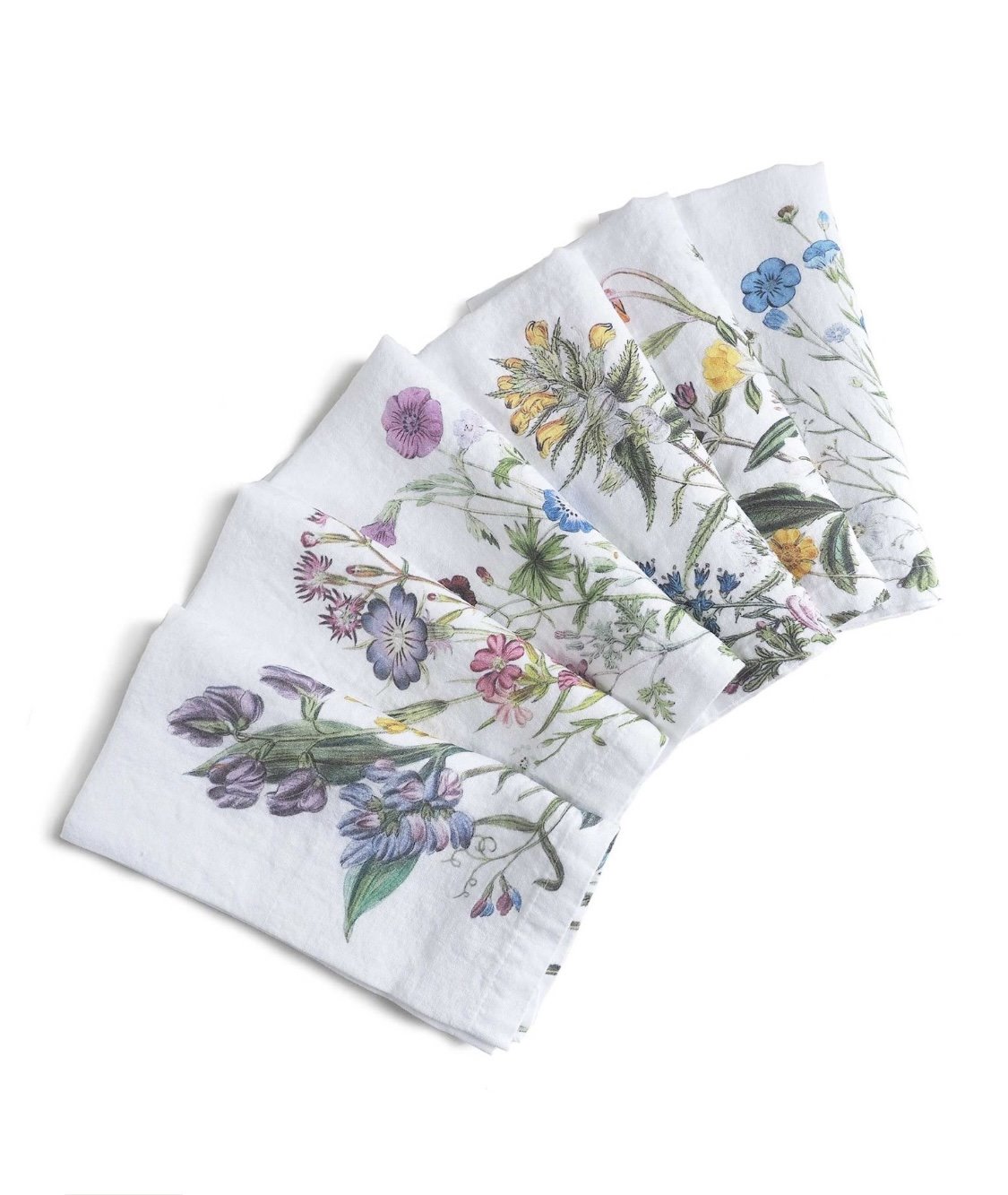 servilletas flores indietro