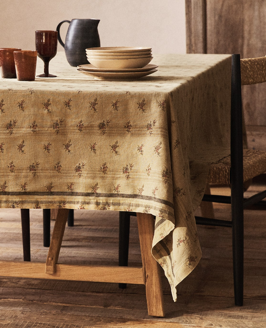 zara home mantel flores