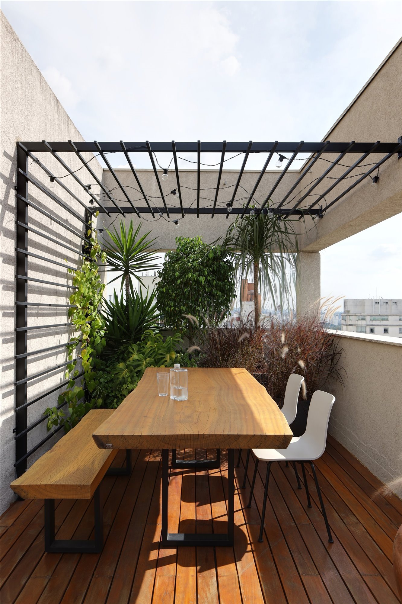 mesa madera terraza