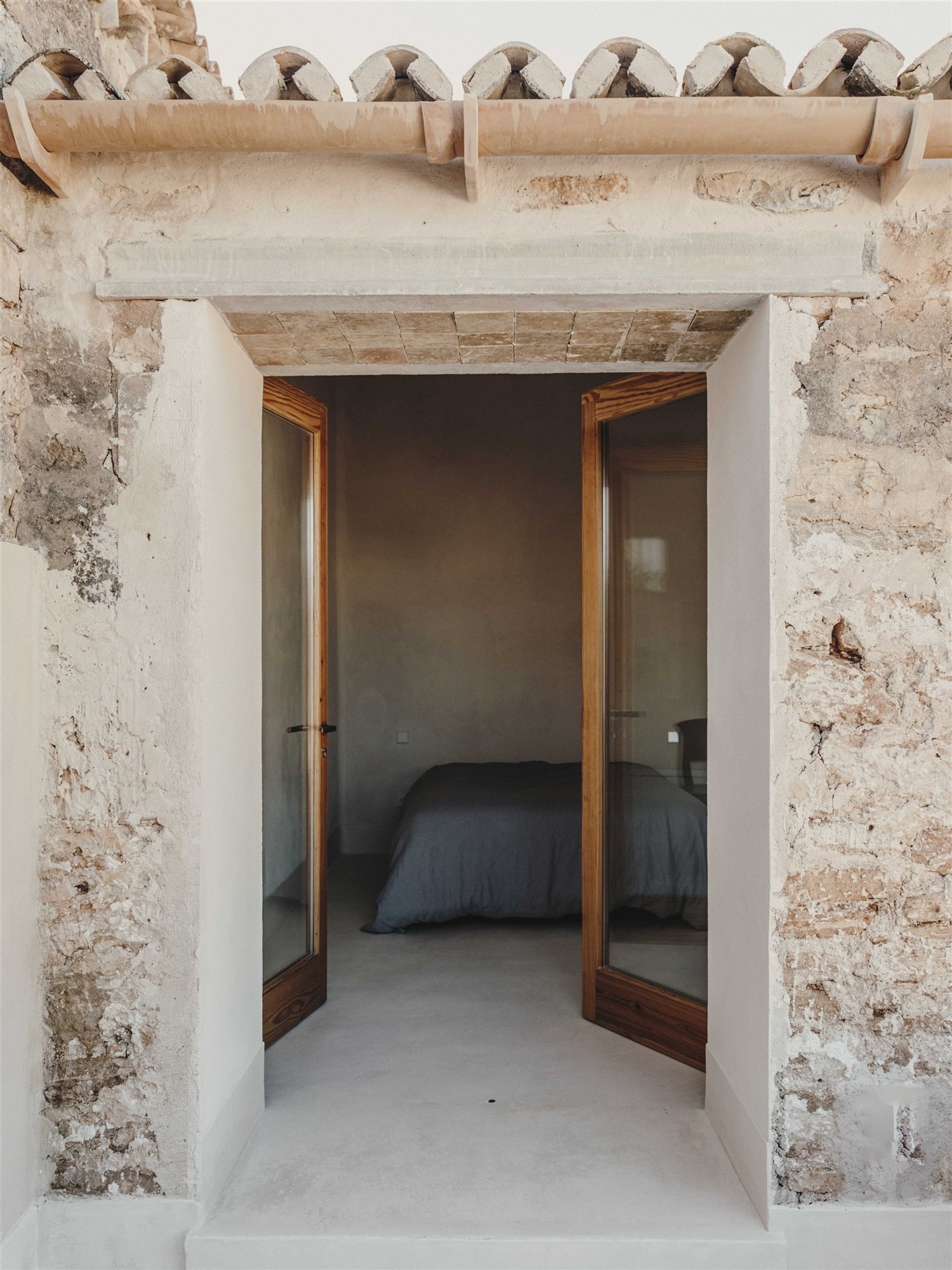 Can Monges. Un dormitorio que invita