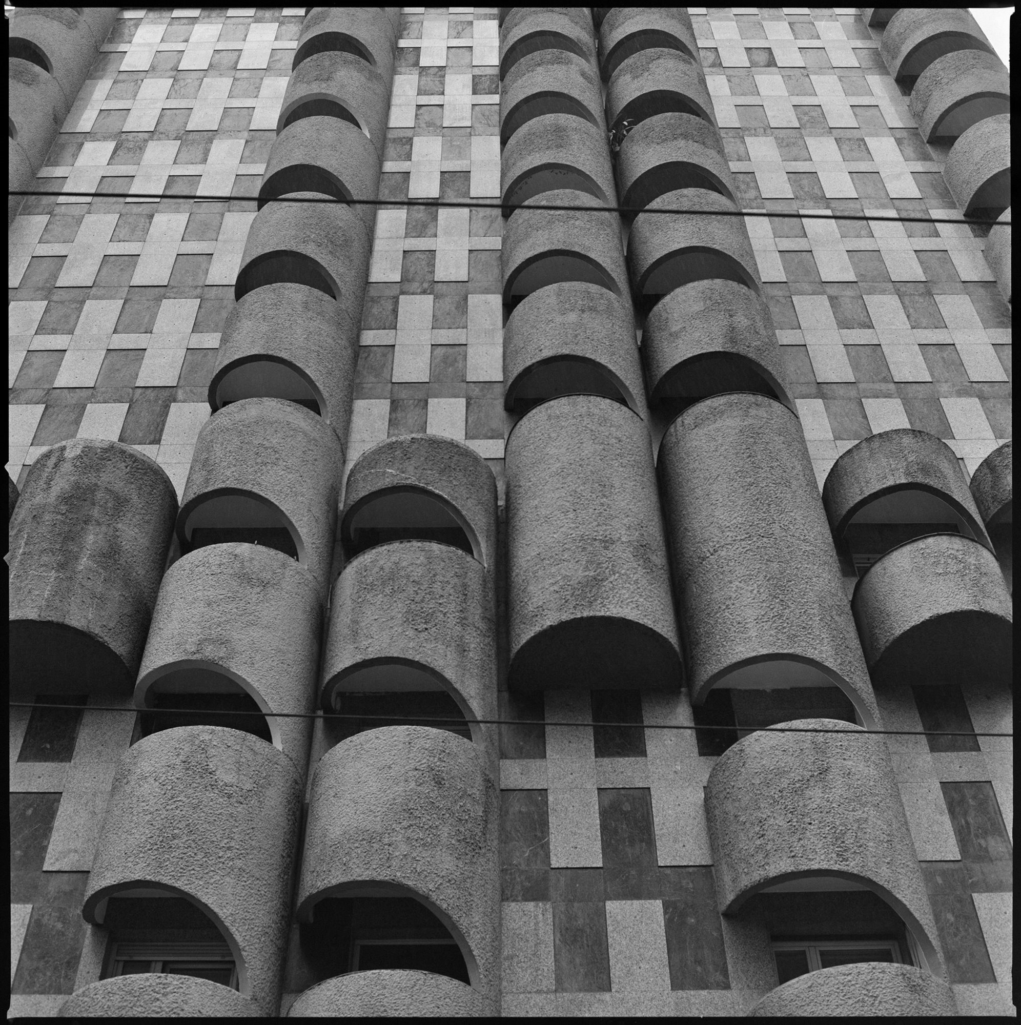 Edificio Sabino Arana 28, conocido como "La casa de las tripas", Bilbao, España. 